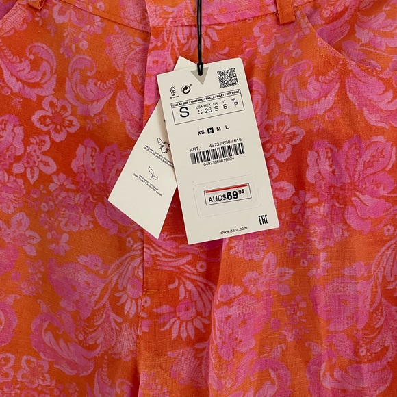 Zara NWT flared pants S - Picture 2 of 3